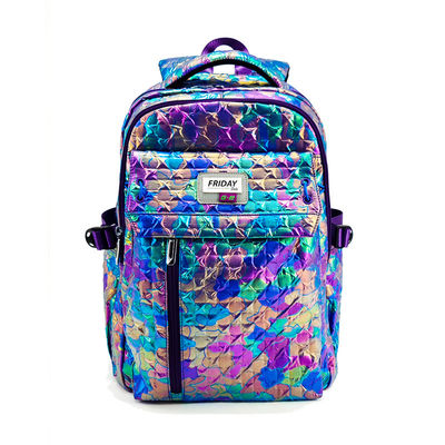 17.5 Inch Nylon School Bags Backpack Water Resistant With Pencil Case​