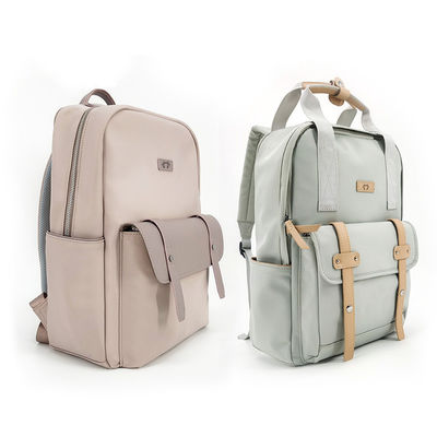 210D Polyester Tote Backpack Bag With Zipper Closure Adjustable Strap