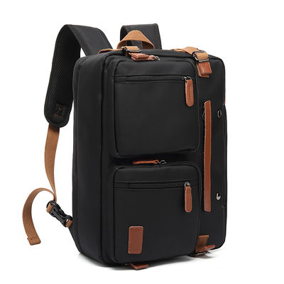 Grey 3 In 1 Travel Briefcase Backpack with 210D polyester Lining