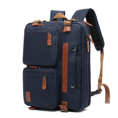 Grey 3 In 1 Travel Briefcase Backpack with 210D polyester Lining
