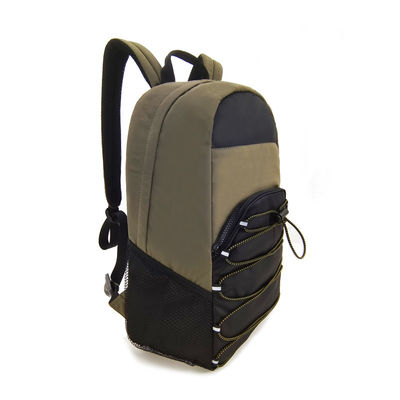 Green Waterproof Nylon Sport Backpack For Outdoor Hiking Traveling
