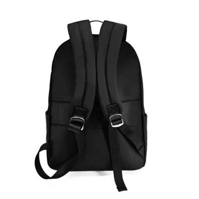 Unisex Small Soft Nylon Backpack Lightweight Black Color OEM