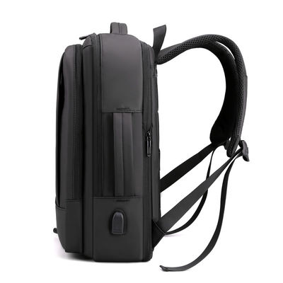 Unisex Laptop Bag Backpacks Zipper Closure With Adjustable Strap