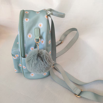 Zipper Closure Fashionable Mini Backpacks Unisex Design Canvas Material