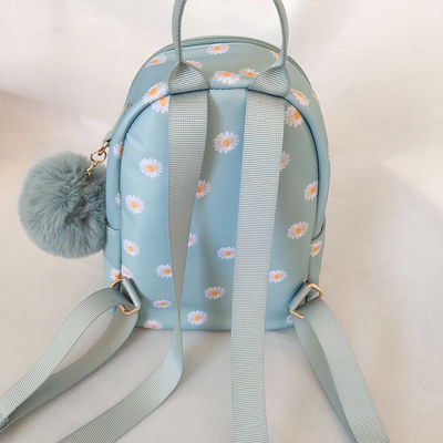 Zipper Closure Fashionable Mini Backpacks Unisex Design Canvas Material