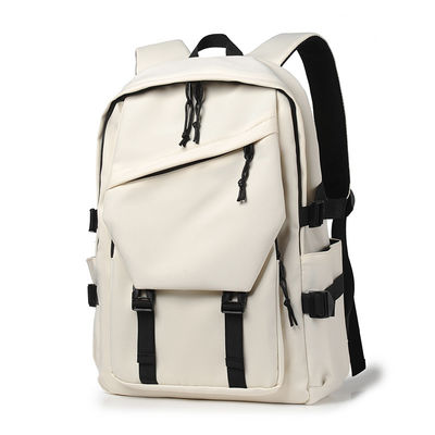 Unisex Nylon School Bags Backpack Zipper Closure With 2 Inner Pockets