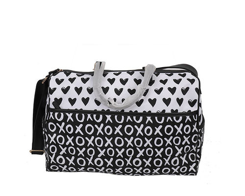 Heavy Duty Nylon Sports Bag , Outdoor Duffle Hand Bag With Polyester Lining
