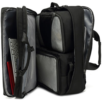 Multipurpose Luggage Laptop Backpack With Adjustable Strap Zipper Closure