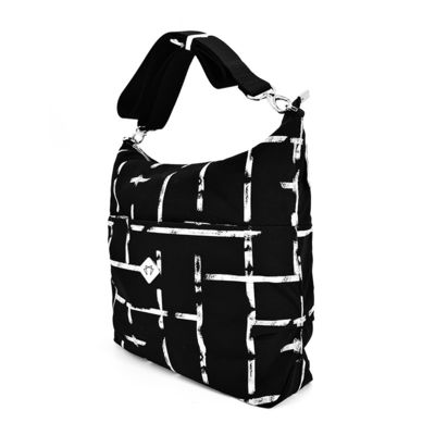 Casual Zipper Closure Crossbody Tote Handbag With Multiple Compartments