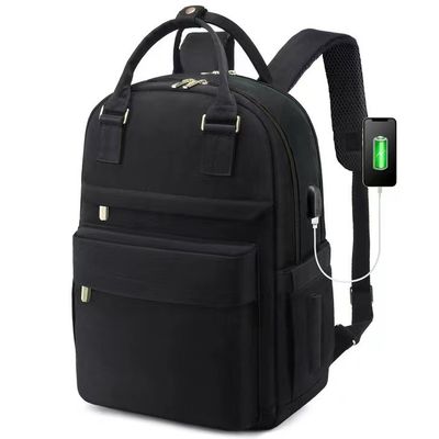 Breathable Design Backpack School Bag Nylon Material With Waist Strap ODM