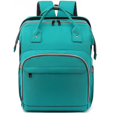 Polyester Lining Material Tote Bag Backpack Green Color For All Seasons