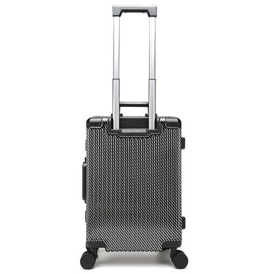 20 24 28 ABS+Pc Large Capacity Airport Luggage Trolley With Expandable Zipper