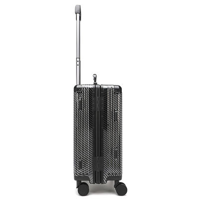 20 24 28 ABS+Pc Large Capacity Airport Luggage Trolley With Expandable Zipper