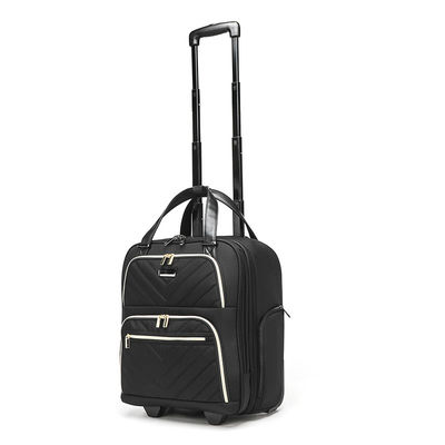 19 Inch Carry On Underseat Multi Functional Suitcase For Men Luggage Cart Trolley