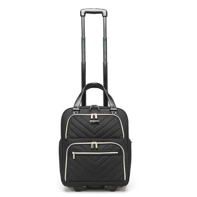 19 Inch Carry On Underseat Multi Functional Suitcase For Men Luggage Cart Trolley