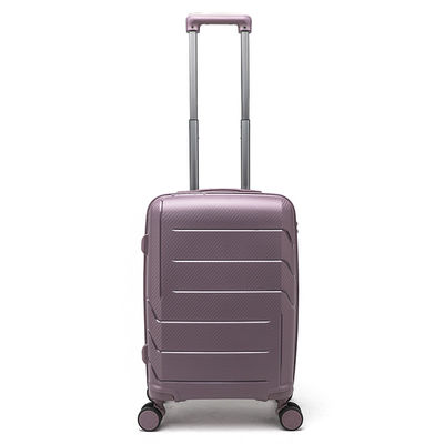 Pink PP Luggage Set Airport Luggage Carts Travel Trolleys With Platform