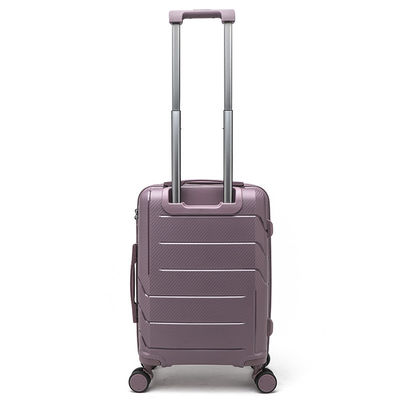 Pink PP Luggage Set Airport Luggage Carts Travel Trolleys With Platform