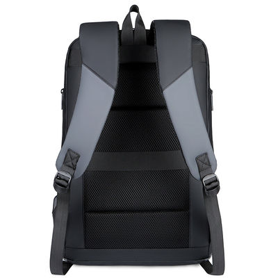 No Logo Ready Goods Black Laptop Backpack Complicate And Luxury Backpack