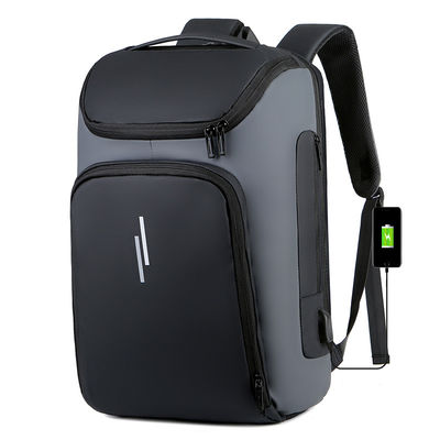 No Logo Ready Goods Black Laptop Backpack Complicate And Luxury Backpack