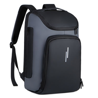 No Logo Ready Goods Black Laptop Backpack Complicate And Luxury Backpack