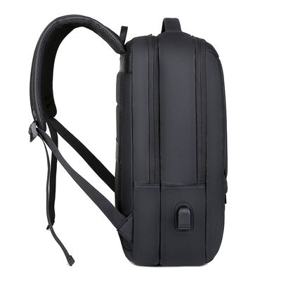15.6&quot;Waterproof Fabric Black Laptop Backpack Ready Goods Ervice Logo