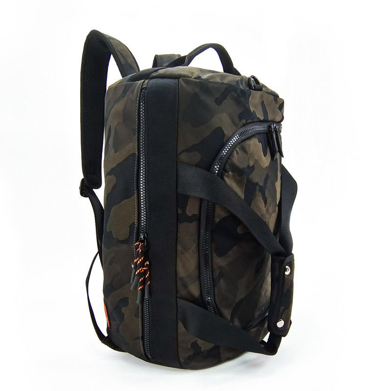 3 In 1 Nylon Duffel Bag Backpack 40L Convertible For Gym Outdoor