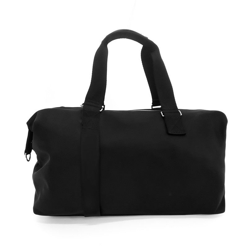 Black Color Outdoor Duffel Bag With Polyester Lining Waterproof