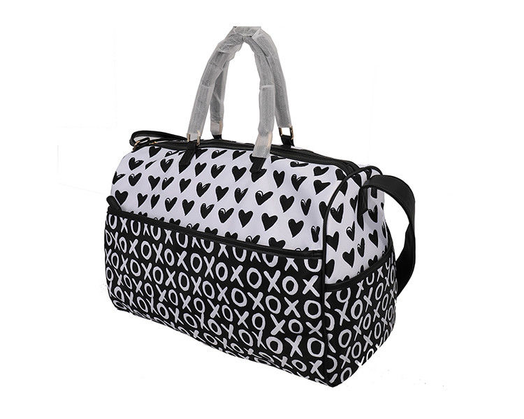 Heavy Duty Nylon Sports Bag , Outdoor Duffle Hand Bag With Polyester Lining