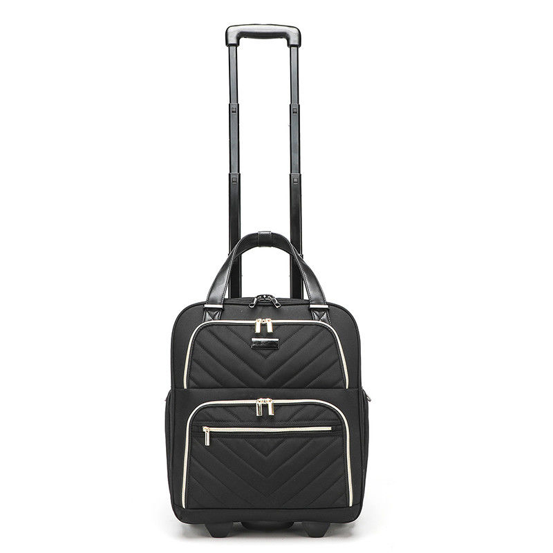 19 Inch Carry On Underseat Multi Functional Suitcase For Men Luggage Cart Trolley
